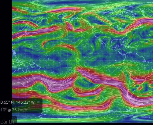 Jet Stream Runs from Pole to Pole